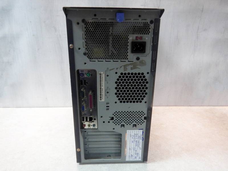 IBM 478 Socket 1 ядро Pentium 4 - 3,0Ghz 2x0,25Gb DDR1 (3200) 40Gb IDE чип i865G видеокарта int 96Mb черный mATX 230W DVD-R