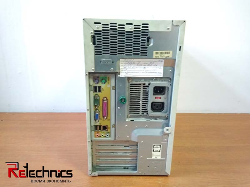 Fujitsu Siemens 775 Socket 1 ядро P531 - 3.00Ghz 2x0.5Gb DDR1 (3200) 160Gb IDE чип 915 видеокарта int 128 белый mATX 180W DVD-R