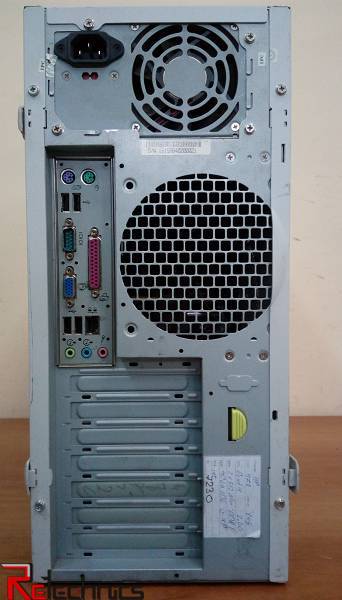 Системный блок 478 Socket Pentium 4 - 2.66GHz 1024Mb DDR1 40Gb IDE видео сеть звук USB 2.0 белый