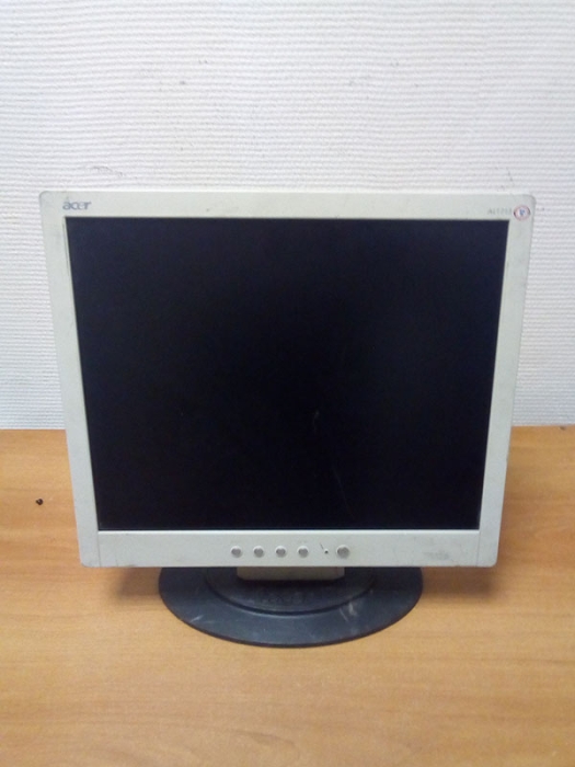 Монитор ЖК 17" уцененный Acer AL1713 белый TFT TN 1280x1024 W160H130