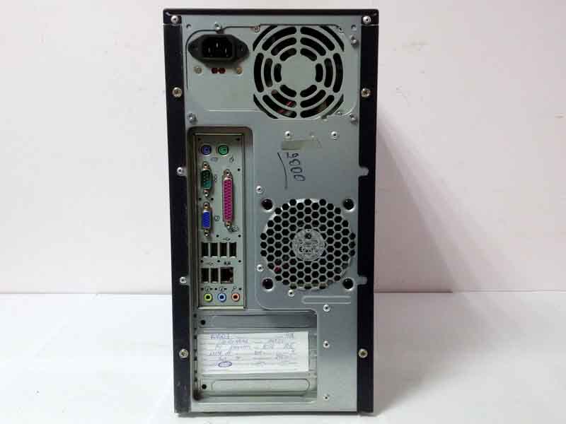 HP dx2000 478 Socket 1 ядро Pentium 4 - 2,40Ghz 2x0.25Gb DDR1 (3200) 80Gb IDE чип 865 видеокарта int 96Mb черный mATX 240W DVD-RW