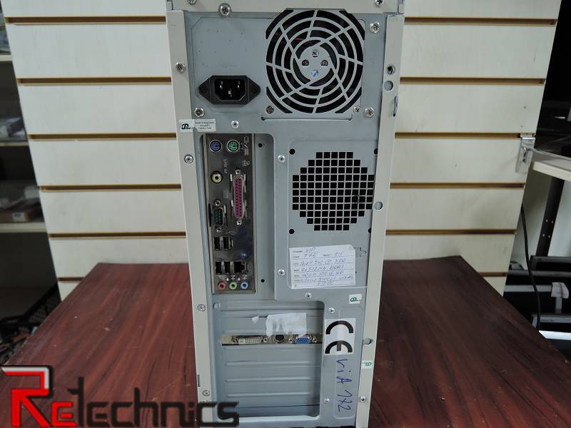 Системный блок 775 Socket Pentium 4 - 3.20GHz 1024Mb DDR1 40Gb IDE видео GeForce 8400 256Mb сеть звук USB 2.0
