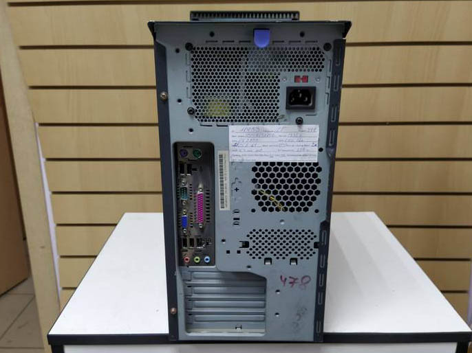 IBM 478 Socket 1 ядро Pentium 4 - 2,8Ghz 2x0,25Gb DDR1 (2700) 160Gb IDE чип i845G видеокарта int 64Mb черный ATX 230W CD-R