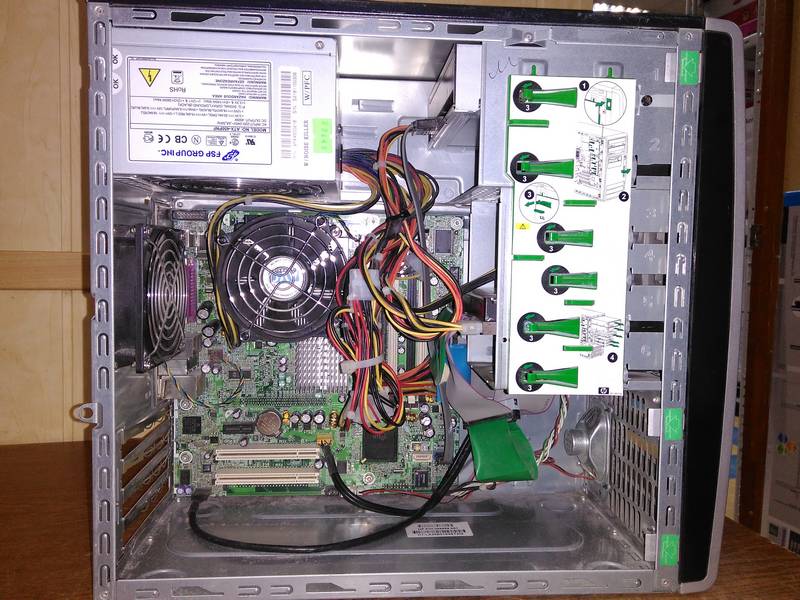 HP dc5100 775 Socket 1 ядро P531 - 3,0Ghz 1x1Gb DDR2 (6400) 120Gb IDE чип i915GV видеокарта int 128 черный mATX 450W DVD-RW