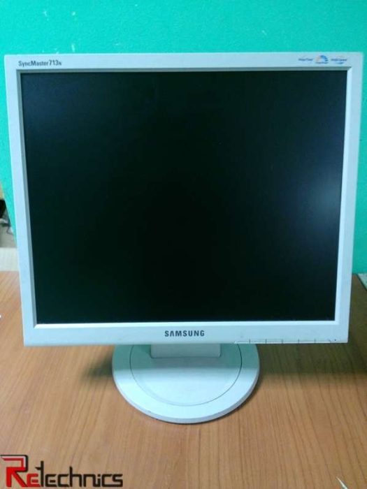 Монитор ЖК 17" Samsung 713N, белый, TFT TN, 1280x1024, W160H160