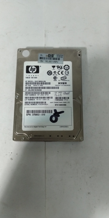 Жесткий диск HP 146GB 10K 2.5'' DP SAS 3Gb/s DG0146BALVN 