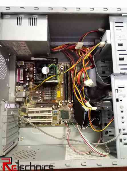 Системный блок 478 Socket Pentium 4 - 2.80GHz 1024Mb DDR1 40Gb IDE видео 64Mb сеть звук USB 2.0