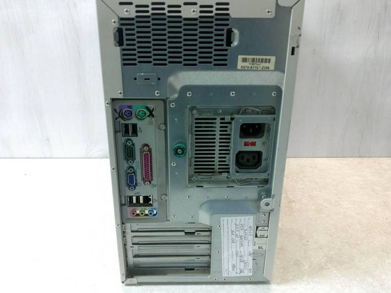 Fujitsu Siemens 775 Socket 1 ядро P531 - 3,0Ghz 2x0,5Gb DDR2 (5300) 40Gb IDE чип i915GV видеокарта int 128 белый mATX 180W