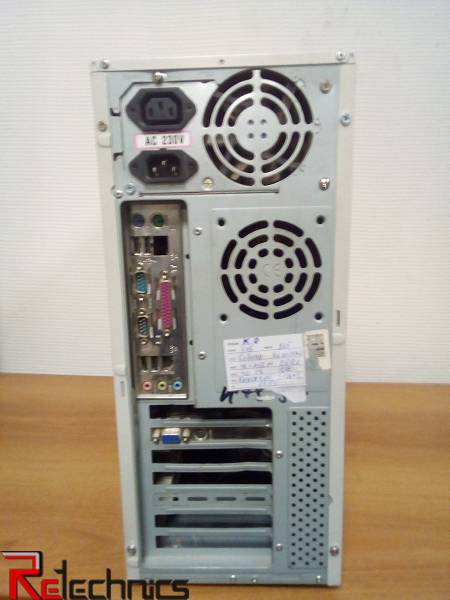 Системный блок 478 Celeron D - 2.66GHz 1024Mb DDR1 40Gb IDE видео Radeon 9200 128Mb сеть звук USB 2.0