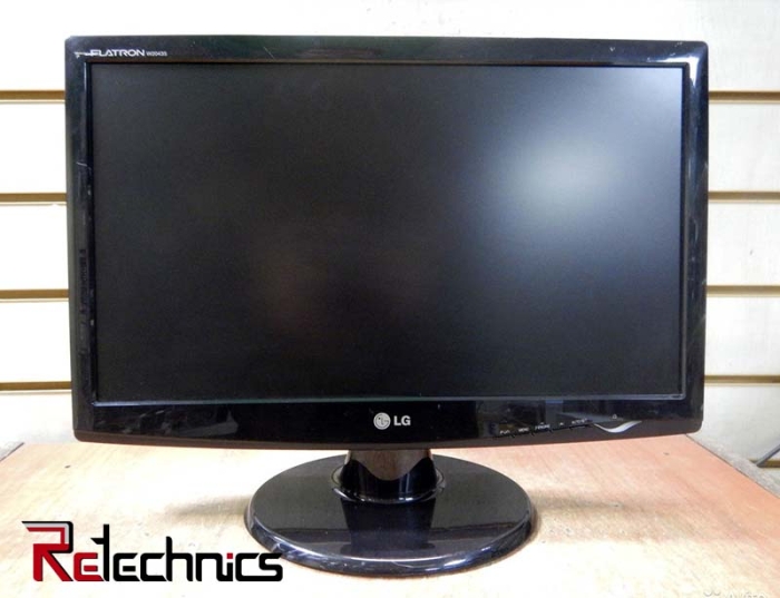 Монитор ЖК 20" широкоформатный LG W2043S черный (TFT TN, 1600x900, W176H170)