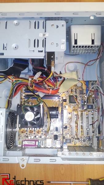 Системный блок 478 Pentium - 3.00GHz 1024Mb DDR1 80Gb IDE видео Radeon 9200 128Mb сеть звук USB 2.0