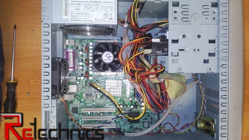 Системный блок HP dx2000 478 Socket Celeron D - 2.40GHz 1024Mb DDR1 80Gb IDE видео 128Mb сеть звук USB 2.0
