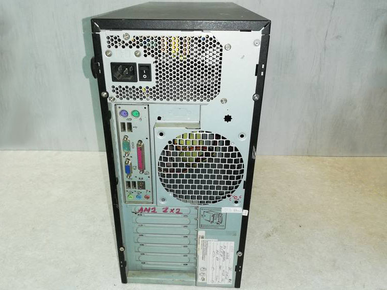 478 Socket 1 ядро Pentium 4 - 2,66Ghz 2x0,25Gb DDR1 (3200) 40Gb IDE чип i845GE видеокарта int 64 черный ATX 350W DVD-RW