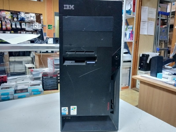 IBM CTO 478 Socket 1 ядро Pentium 4 - 3.20Ghz 4x0.25Gb DDR1 (3200) 40Gb IDE чип 865 видеокарта int 96Mb черный mATX 250W DVD-R
