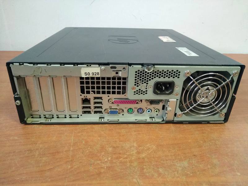 HP dc5100 775 Socket 1 ядро P640 - 3,2Ghz 3x0,25Gb DDR2 (3200) 160Gb IDE чип i915GV видеокарта int 128 черный slim 240W