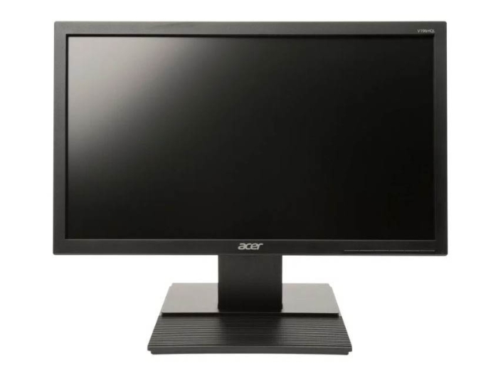 Монитор ЖК широкоформатный Retail 18.5" Acer V196HQLAb черный 1366x768 5ms 90x65 200 cd/m 10000:1