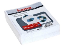 Конверт пластиковый для 2xCD(DVD) Hama белые (упак.:100шт)