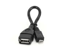 Кабель USB 2.0 OTG Cablexpert A-OTG-AFBM-001 USBAF/MicroBM 0.15м черный