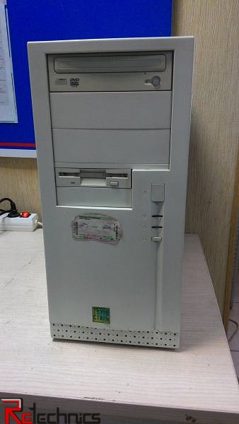 Системный блок 775 Socket Pentium 4 - 3.20GHz 1024Mb DDR1 40Gb IDE видео сеть звук USB 2.0 серебристый