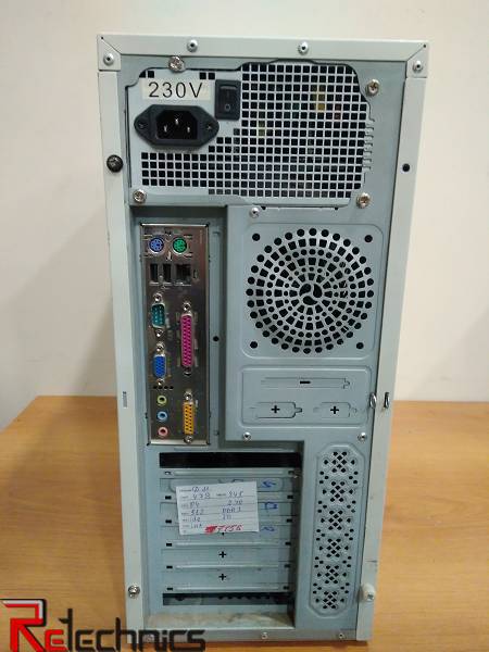 Системный блок 478 Socket Pentium 4 - 2.70GHz 512Mb DDR1 20Gb IDE видео 64Mb сеть звук USB 2.0