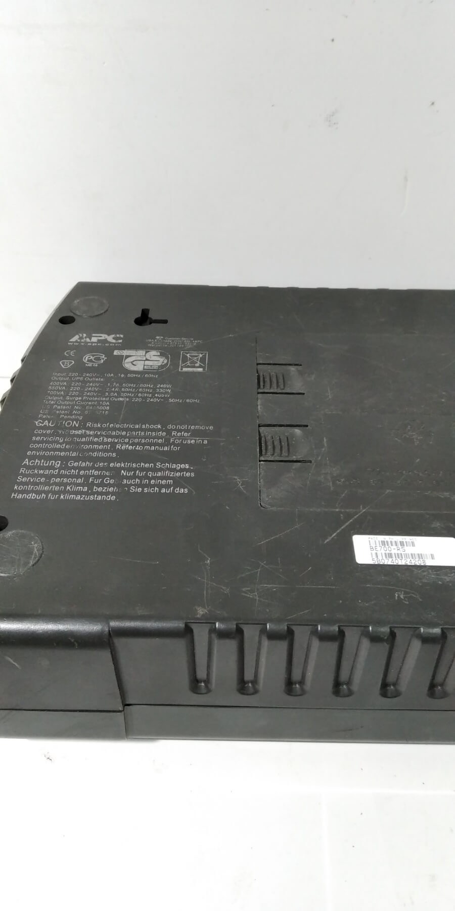 Источник бесперебойного питания автономный APC Back-UPS ES 700 без АКБ