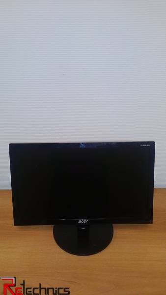 Монитор ЖК 19" широкоформатный уцененный Acer p196HQv черный TFT TN LED 1366x768 w90H50  