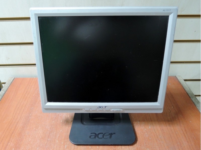 Монитор ЖК 15" 4:3 уцененный Acer AL1517 серебристый TFT TN 1024x768 W130H100