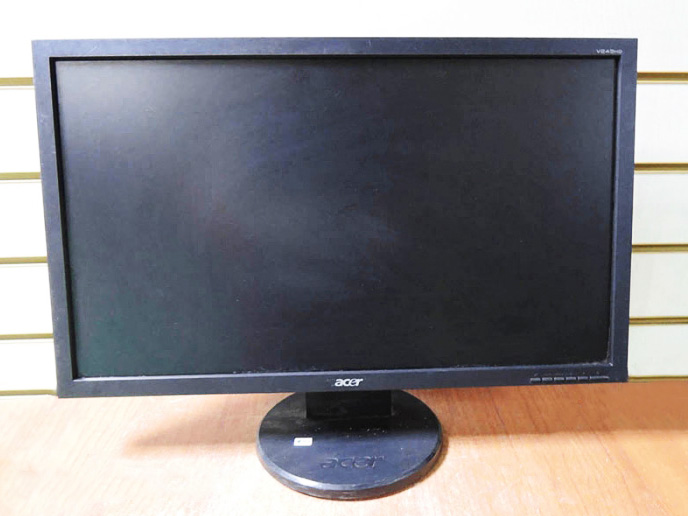Монитор ЖК 24'' широкоформатный Acer v243HQ черный TFT TN 1920x1080 W170H160