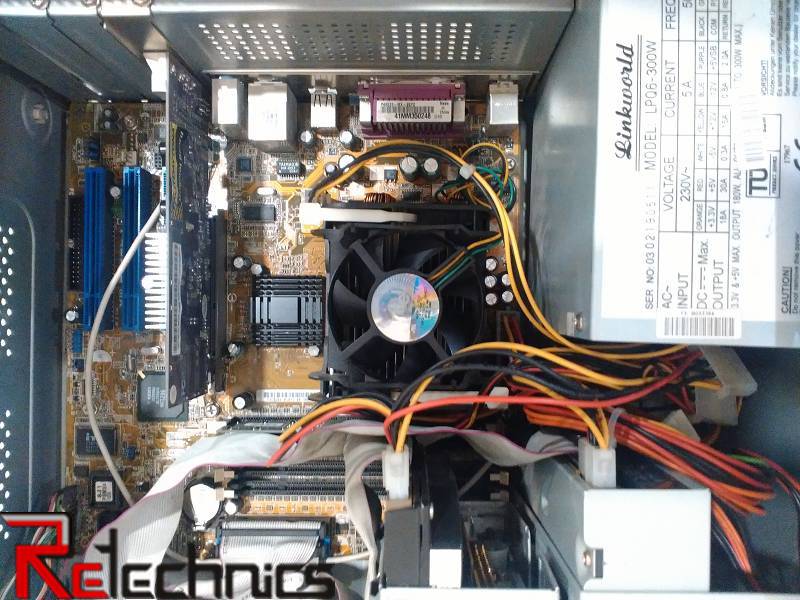 Системный блок 478 Pentium 4 - 2.80GHz 512Mb DDR1 30Gb IDE видео GeForce MX440 64Mb сеть звук USB 2.0