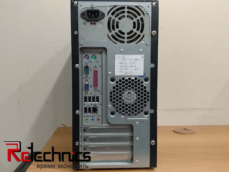 Системный блок HP dx2000 478 Socket Pentium 4 - 3.20GHz 1024Mb DDR1 40Gb IDE видео 96Mb сеть звук USB 2.0