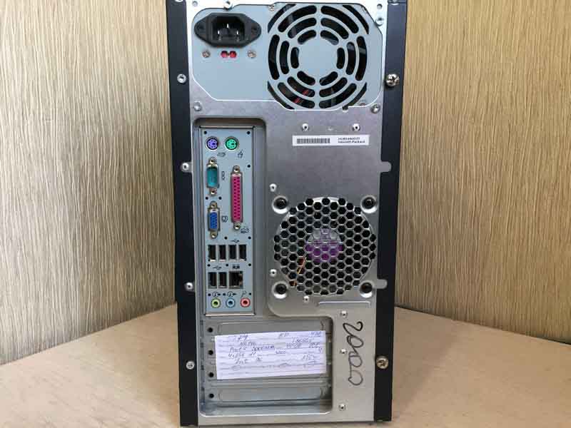 HP dx2000 478 Socket 1 ядро Pentium 4 - 3.00Ghz 4x0.25Gb DDR1 (3200) 40Gb IDE чип 865 видеокарта int 96Mb черный mATX 250W DVD-R