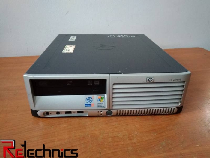 HP dc5100 775 Socket 1 ядро P640 - 3,2Ghz 3x0,5Gb DDR2 (5300) 80Gb IDE чип i915GV видеокарта int 128 черный slim 240W DVD-RW