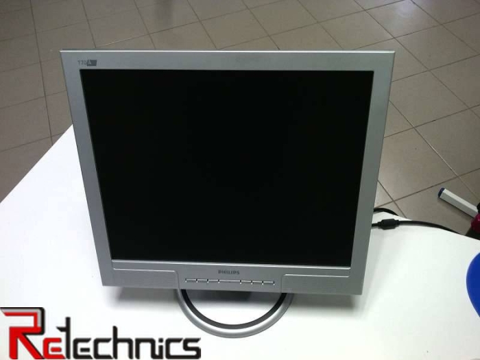 Монитор ЖК 17" Philips 170A7 серебристый TFT TN 1024x768 W120H135 DVI VGA (D-Sub)