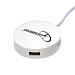 Концентратор USB 2.0 Gembird UHB-241 4 порта блистер белый