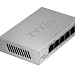 Коммутатор Zyxel GS1200-5 5xGE настольный бесшумный с поддержкой VLAN IGMP QoS и Link Aggregat