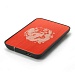 Внешний корпус 2.5" SATA AgeStar 3UB2A8 USB 3.0 сталь+пластик безвинтовая конструкция красный