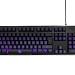 Клавиатура игровая Gembird KB-G400L черный USB металлический корпус 104 клавиши подсветка 3 цвета FN клавиши кабель тканевый 1.75м