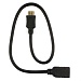Удлинитель кабеля HDMI Cablexpert CC-HDMI4X-0.5M 0.5м v2.0 19M/19F черный позол.разъемы экран