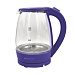 Чайник электрический Gelberk GL-471 фиолетовый 1,8л стекло 2000 Вт