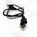 Кабель USB для зарядки microUSB устройств 50см черный