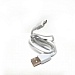Кабель USB для зарядки microUSB устройств 70см белый