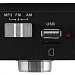 Портативная колонка SVEN SRP-445 черный 3 Вт FM/AM USB microSD встроенный аккумулятор