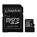 Флеш карта microSD 16GB Kingston microSDHC Class 10 UHS-I U1 Canvas Select (SD адаптер) 80MB/s