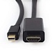 Кабель mDP-HDMI Cablexpert CC-mDP-HDMI-6 20M/19M 1.8м черный позол.разъемы