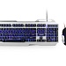 Комплект клавиатура + мышь игровой Гарнизон GKS-510G металл подсветка черный/серый 2000 DPI антифантомные клавиши 12 дополнительных функций