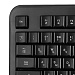 Клавиатура с подсветкой Gembird KB-200L черный USB 104 клавиши подсветка белая кабель 1.45м