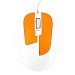 Мышь Gembird MOP-410-O оранжевый USB 3 кнопки+колесо кнопка soft touch 1600 DPI кабель 1.5м