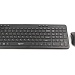 Комплект клавиатура мышь беспроводной Gembird KBS-8003 2.4ГГц черный 105 клавиш+2 кнопки+колесо кнопка 1200DPI батарейки в комплекте