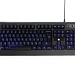Клавиатура игровая Gembird KB-G20L черный USB синяя подсветка символов код "Survarium" 104 клавиши