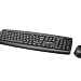 Комплект клавиатура мышь беспроводной Gembird KBS-8000 2.4ГГц черный 104 клавиши+3 кнопки+колесо кнопка 1600 DPI батарейки в комплекте